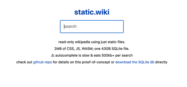 static wiki